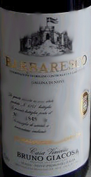 BRUNO GIACOSA BARBARESCO CRU SANTO STEFANO RISERVA 1998